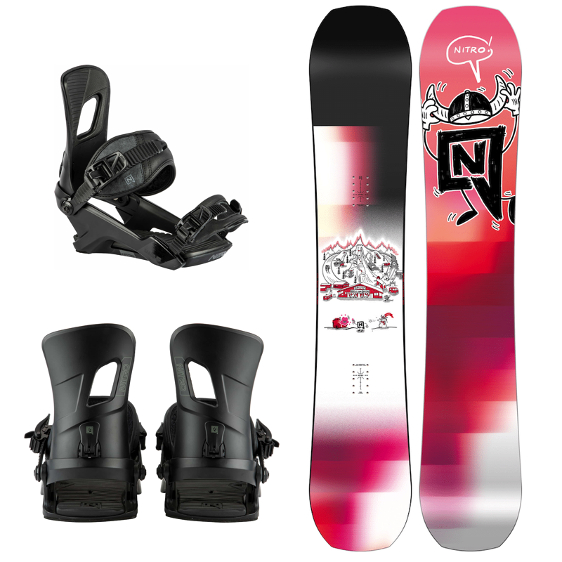 Nitro Team Pro Kleveland + Rambler Snowboard Set